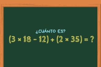 ¿Cuánto es (3×18-12) + (2×35)? El reto matemático que solo las mentes más rápidas y precisas pueden resolver