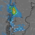 Alerta por lluvias persistentes en el noreste de Chubut