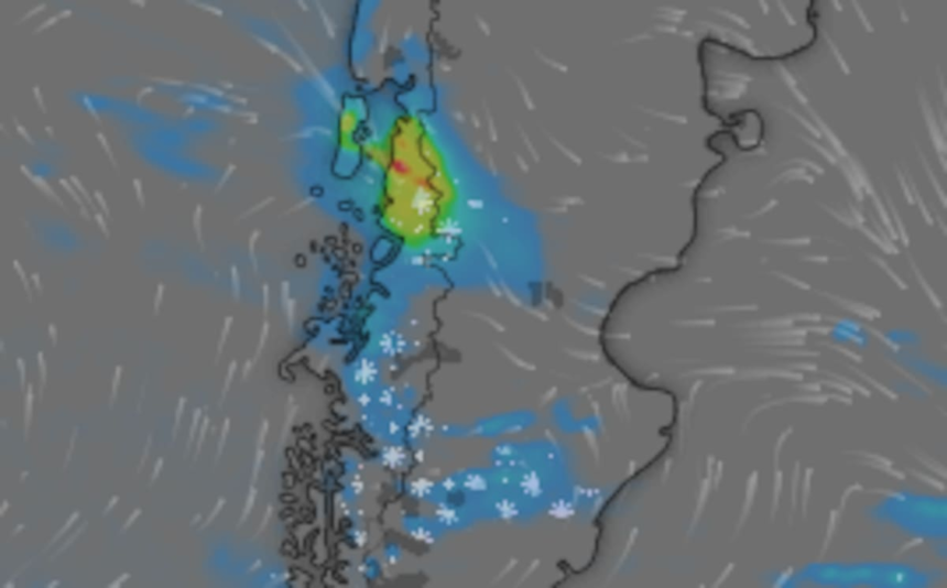 Alerta por lluvias persistentes en el noreste de Chubut