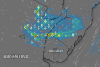 Emiten alerta amarilla por tormenta y lluvia para este lunes