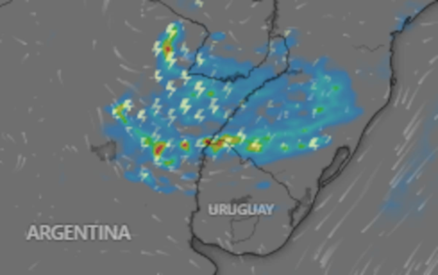Emiten alerta amarilla por tormenta y lluvia para este lunes