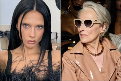 La reacción de Valentina Zenere al cruzarse a Meryl Streep en el desfile de Dolce & Gabbana