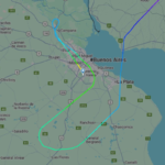 Un avión de Ethiopian Airlines sobrevoló el Conurbano a baja altura