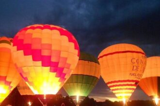 Buenos Aires Flota en Mercedes: cuándo es el festival de globos aerostáticos con un parque inflable y show nocturno