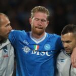 De Bruyne se desgarró al patear un penal y después Lautaro Martínez se insultó con Conte