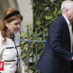 El príncipe Andrés y Sarah Ferguson. Cada vez más complicados con el sonado caso Epstein, enfrentan nuevas consecuencias