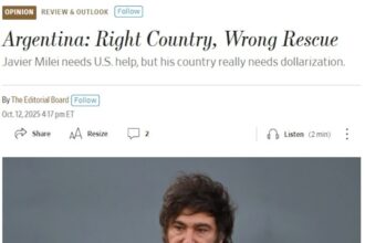 The Wall Street Journal dice que la dolarización es "esencial" para la Argentina