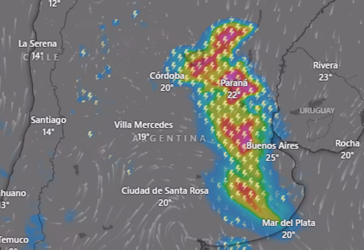 El SMN emitió una alerta amarilla para el AMBA y el interior bonaerense