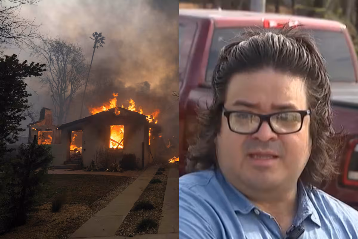 Milagro de Thanksgiving en California: perdió su casa en un incendio y lo sorprendieron con una caravana