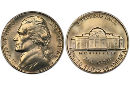 “Type 1 Original Design Vintage”: los cinco centavos con la cara de Jefferson que podría valer más de US$32.000