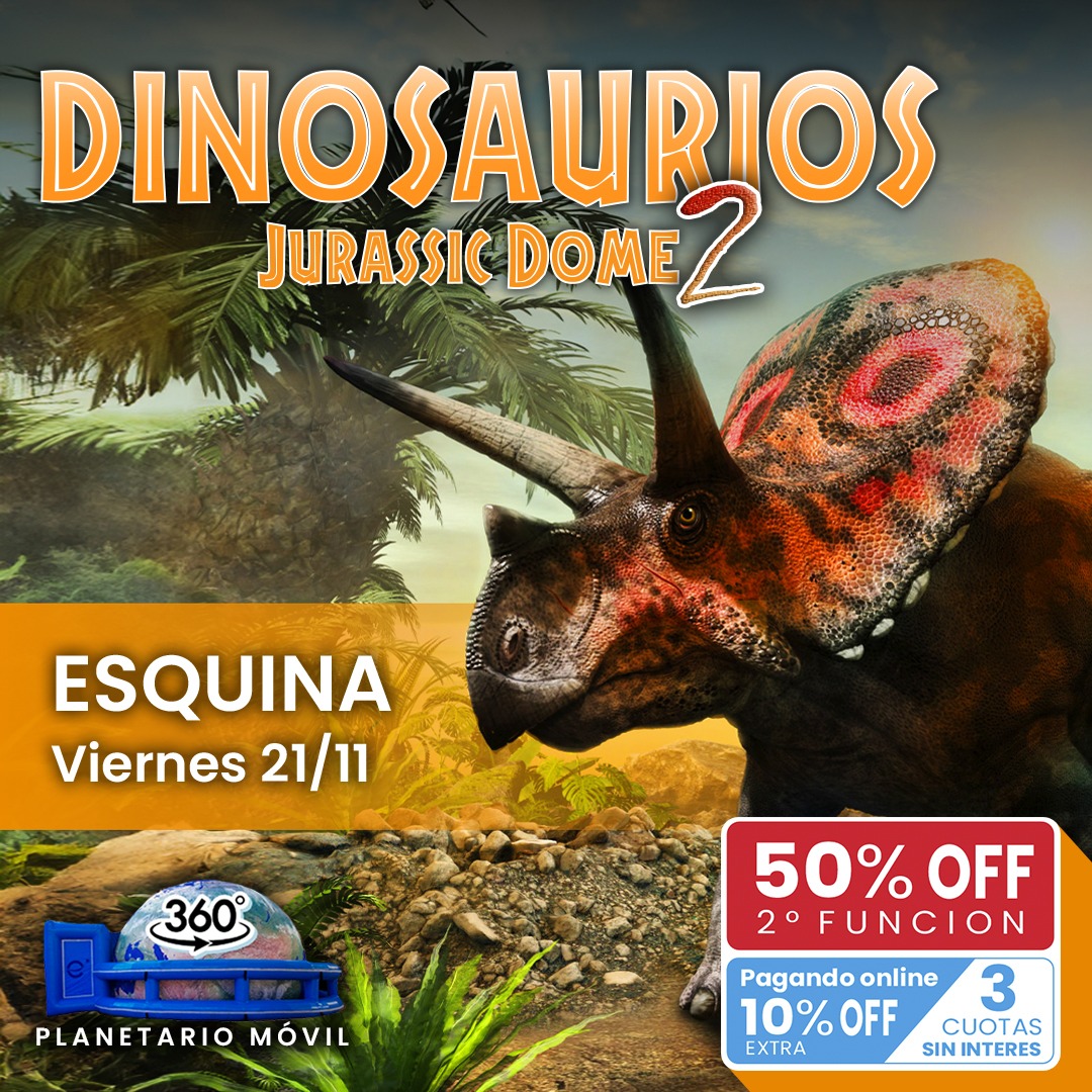 Esquina vivirá un finde XXL con una experiencia inmersiva única: llega el Planetario Móvil 360°