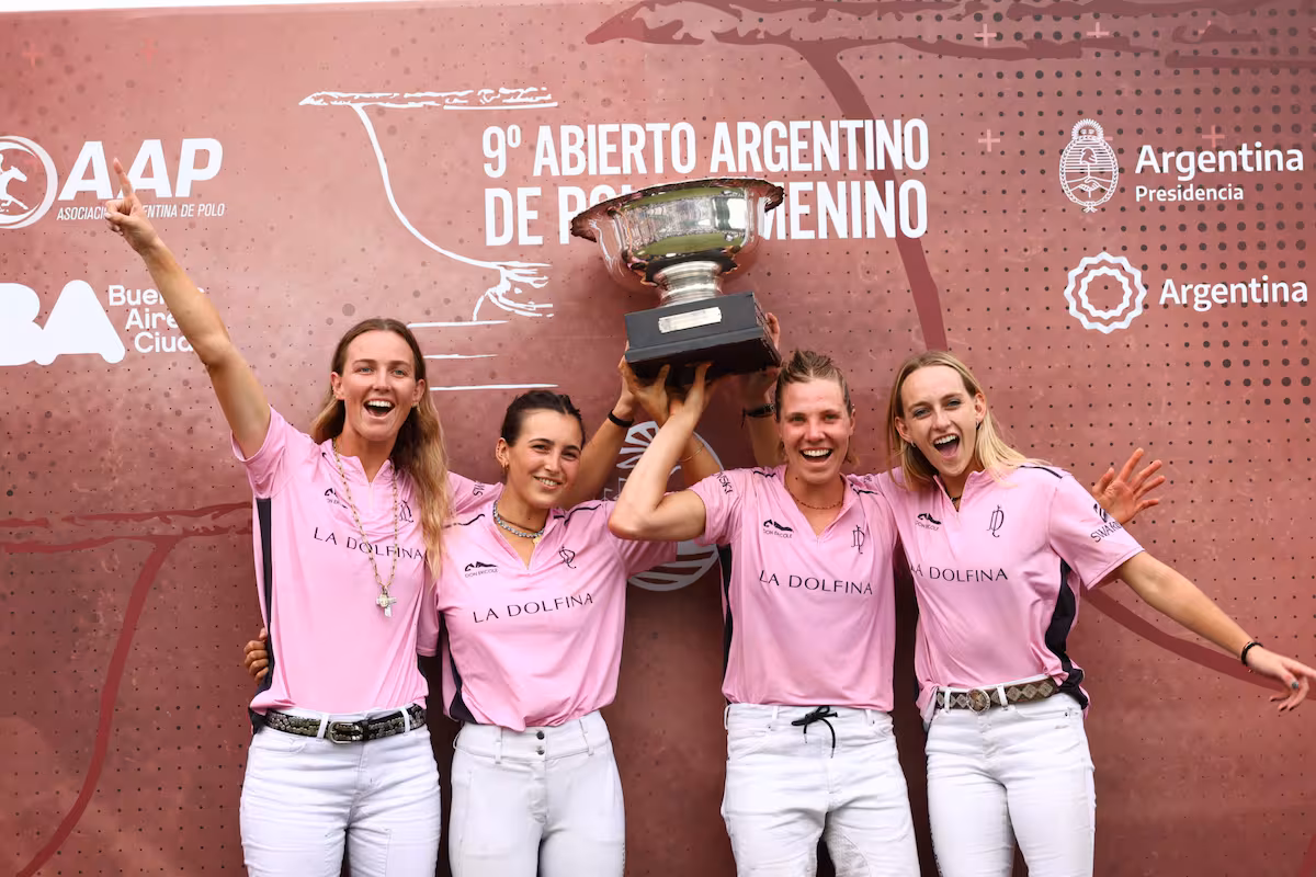 La Dolfina es el máximo campeón femenino: ganó por quinta vez el Abierto en Palermo