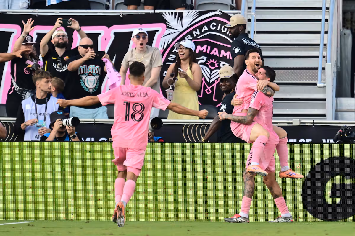 Lionel Messi en la final de la MLS Inter Miami vs. Vancouver Whitecaps, en vivo