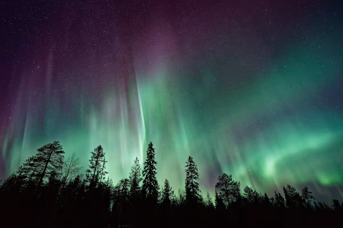 El fenómeno que podría extenderse en Estados Unidos: auroras boreales en medio de la ola de frío
