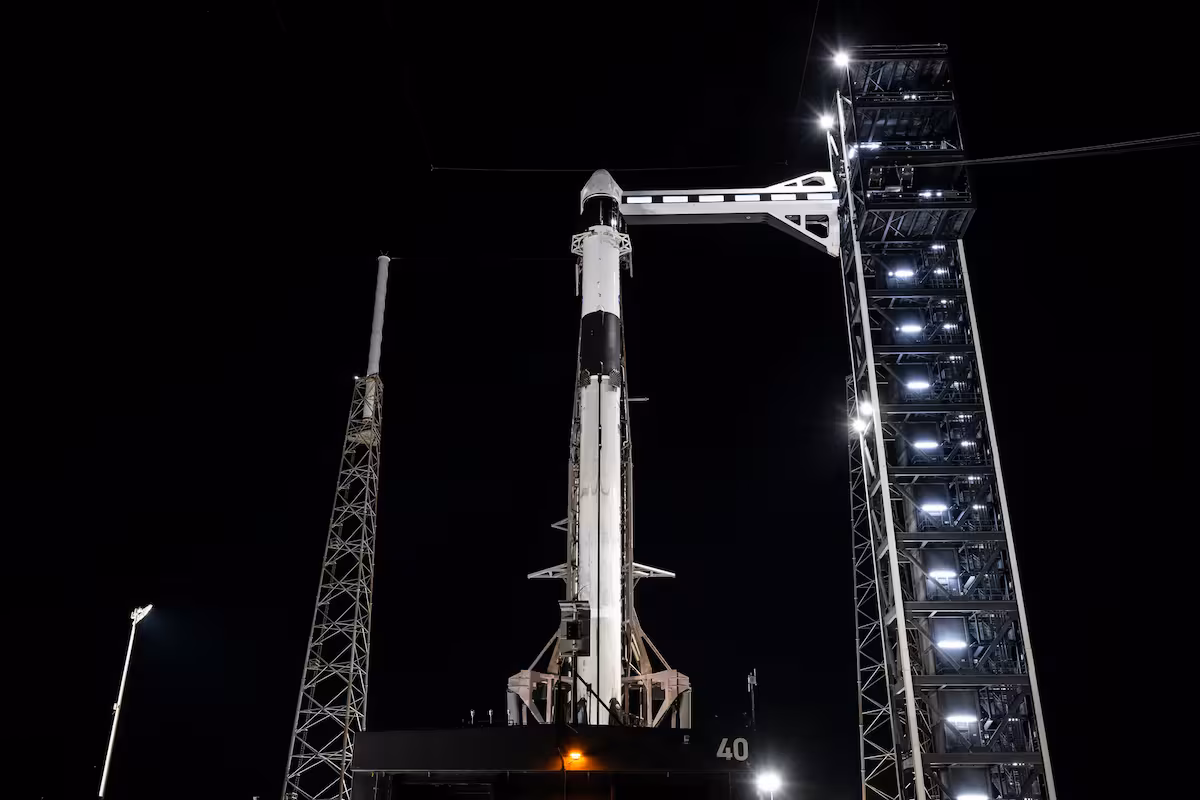 Despegó el cohete de la NASA y Space X Crew-12 que se dirige a la Estación Espacial