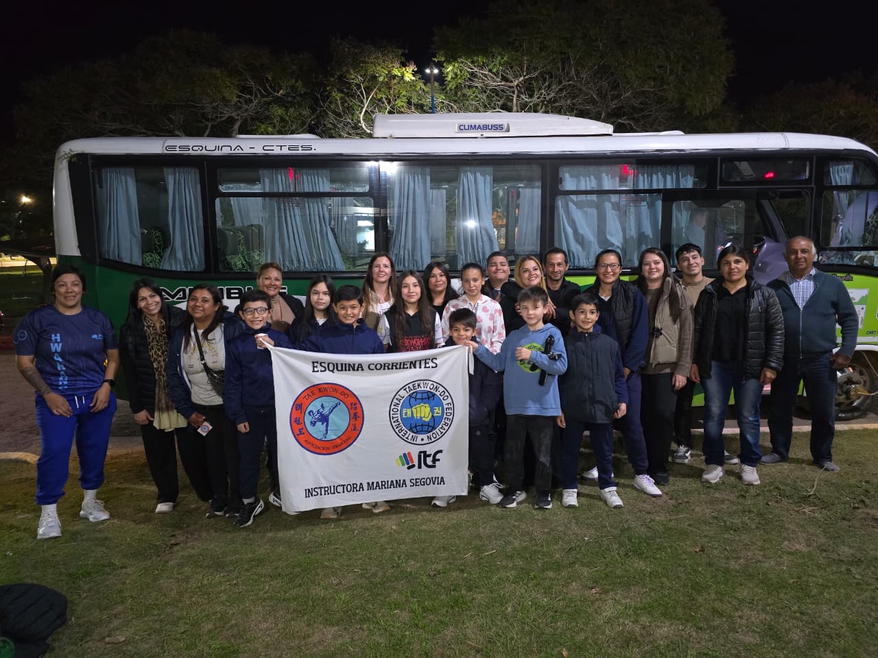 Esquina presente en el Campeonato Nacional de Taekwondo ITF